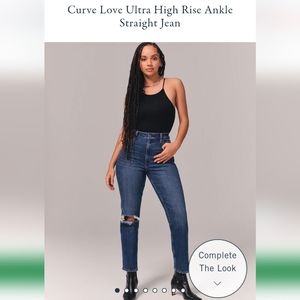 Abercrombie & Fitch curve love jeans